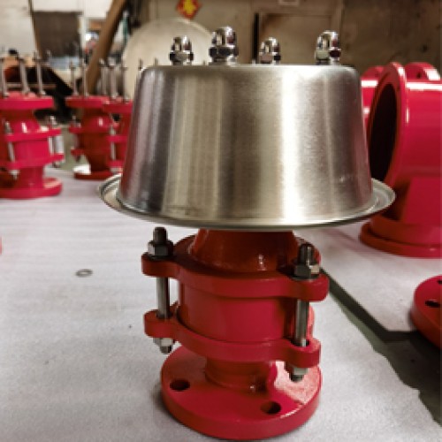 End Of Line Flame Arrester With Cap