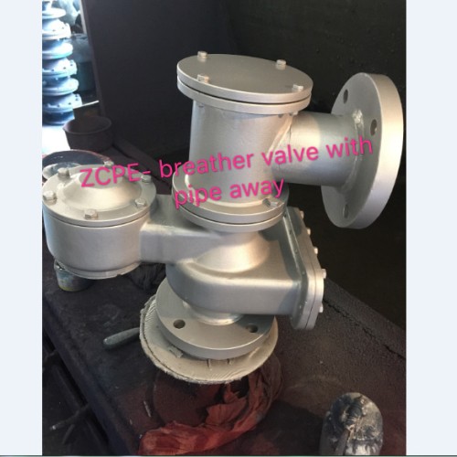 Breather Valve With Flame Arrester With Pipe Away